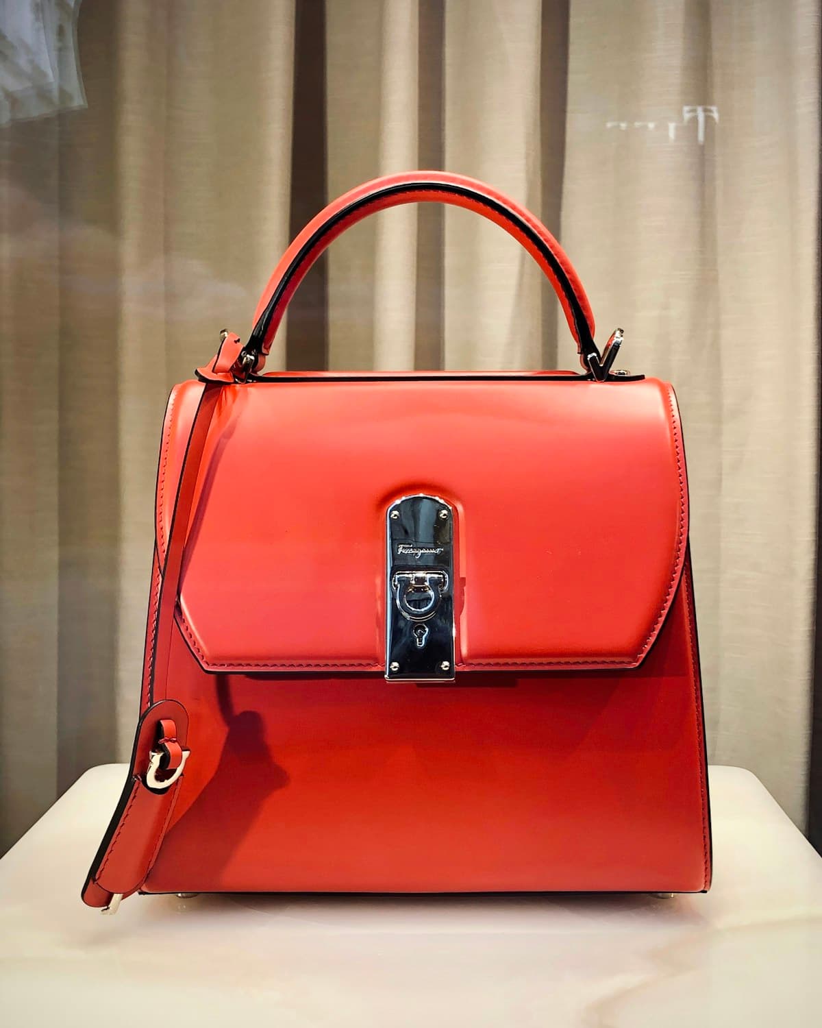 Leather Top-Handle Bag