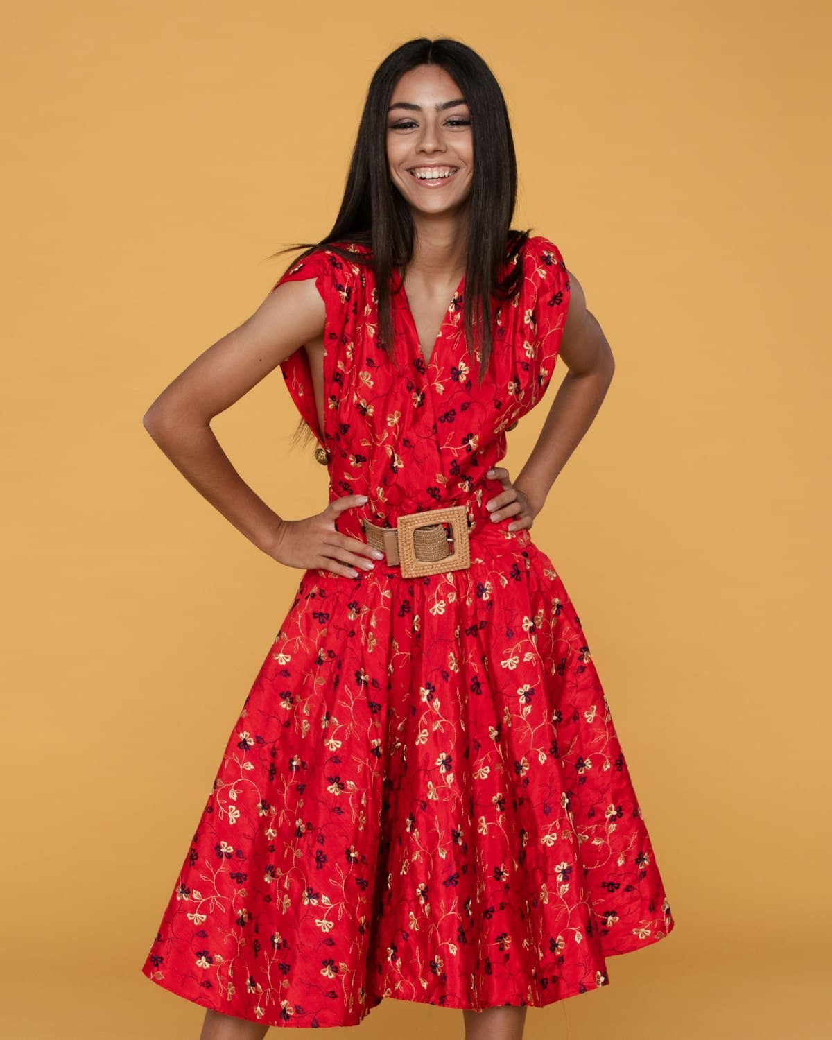 Floral Wrap Dress